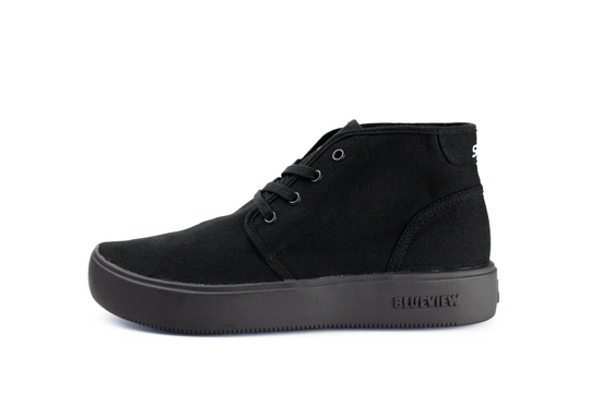 BLUEVIEW Atlantic High Top Shoe -- Pitch Black/Pitch Black